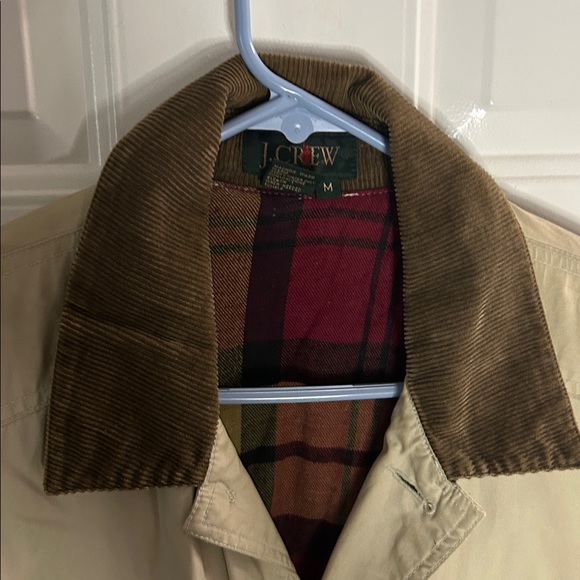 J.Crew Barn Coat Men Sz. Medium Light Brown Cotton Canvas Outdoor Utility Jacket - Picture 2 of 16